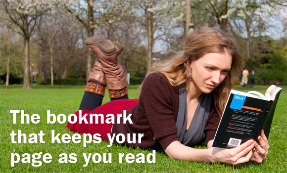 The bookmark that keeps your page as you read